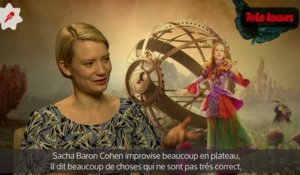Alice de l'Autre Côté du Miroir : rencontre avec Mia Wasikowska et Sacha Baron-Cohen pour la sortie du film (INTERVIEW)