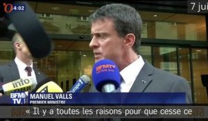 Manuel Valls se fâche et juge la grève «incompréhensible»