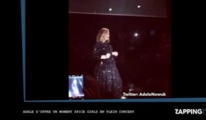 Adele s'offre un moment Spice Girls en plein concert