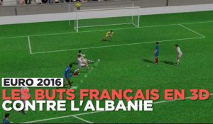 Euro 2016 : les buts français contre l'Albanie en 3D 