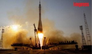 Espace: trois nouveaux astronautes rejoingnent l'ISS à bord de Soyouz