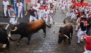 Feria de Pampelune: le premier lâcher de taureaux fait 4 blessés