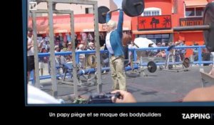 Un papy piège et humilie des bodybuilders (Vidéo)