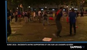 Euro 2016 : France-Allemagne, incidents sur les Champs-Elysées entre supporters et CRS (Vidéo)