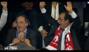 Euro 2016 : François Hollande surexcité, il explose de joie après le deuxième but d'Antoine Griezmann (vidéo)