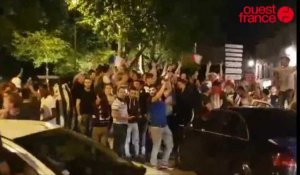 Euro 2016 : nuit de folie dans les rues de Vannes après la victoire des Bleus en demi-finale de l'Euro de foot
