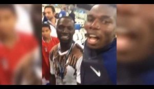 Euro 2016 : Paul Pogba se lâche avec Omar Sy et réconforte Jérôme Boateng après la victoire des Bleus (vidéo)
