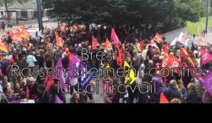 Manif contre la loi travail à Brest