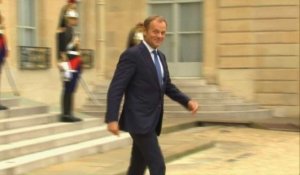 Brexit: François Hollande s'est entretenu avec Donald Tusk