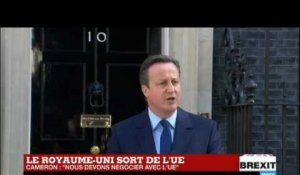 Brexit : Le premier ministre David Cameron annonce son intention de démissionner