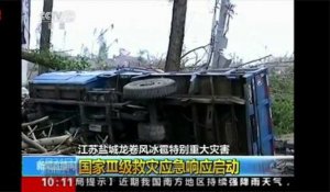 Chine: une tornade fait près de 100 morts et plus de 500 blessés
