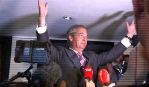 Le Brexit en tête, Farage parle de "Jour de l'Indépendance"