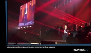 Céline Dion : Des larmes et de l'émotion pour son retour sur scène à Paris (Vidéo)