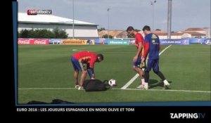 Euro 2016 : Les joueurs espagnols marquent des buts complètement dingues à l'entraînement (Vidéo)