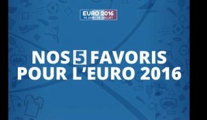 Nos 5 favoris pour l'EURO 2016