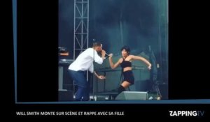 Will Smith monte sur scène et rappe avec sa fille Willow Smith (Vidéo)