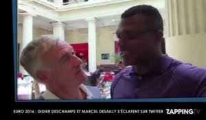 Euro 2016 : Didier Deschamps et Marcel Desailly réunis, ils s'éclatent sur Twitter (Vidéo)