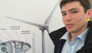 Simon Girard, ingénieur commercial chez Enercon (fabrication des éoliennes )