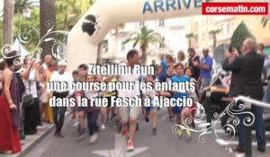 Zitellinu Run une course pour les enfants dans la rue Fesch à Ajaccio