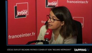Cécile Duflot recadre Patrick Cohen et son "regard méprisant" ! (VIDEO)