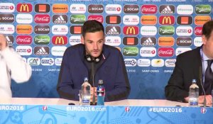 Euro2016 - Bleus, conférence de presse: Hugo Lloris