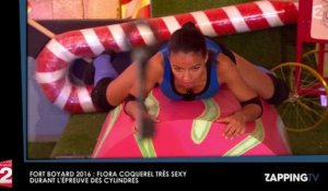 Fort Boyard 2016 : Flora Coquerel très sexy sur les cylindres, elle excite ses coéquipiers (Vidéo)