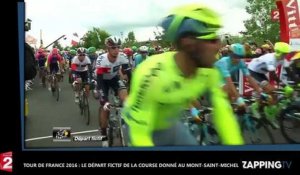Tour de France 2016 : Le départ fictif de la course donné au Mont-Saint-Michel (Vidéo)
