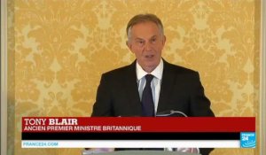 Guerre en Irak : l'ancien premier ministre Tony Blair s'exprime sur la rapport Chilcot