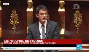 Loi Travail en France : le premier ministre Manuel Valls invoque le 49-3 pour forcer l'adoption du projet