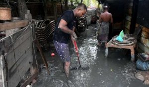 Sri Lanka: grand nettoyage à Colombo après les inondations