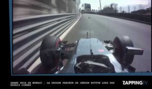 Grand Prix de Monaco : Grosse frayeur pour Jenson Button lors des essais libres (vidéo)