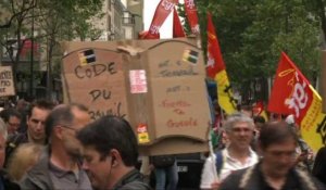 Loi travail: manifestation à Paris