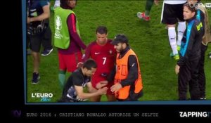 Euro 2016 - Cristiano Ronaldo patient, il fait un selfie avec un supporter après Portugal - Autriche