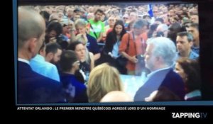 Attentat d'Orlando : Le premier ministre québécois agressé lors d'un hommage (Vidéo)