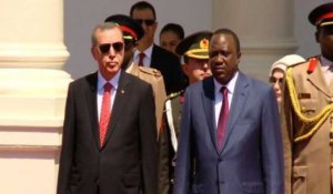 Visite du président turc Recep Tayyip Erdogan au Kenya