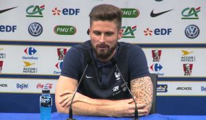 Euro2016 - bleus, conférence de presse: O. Giroud 