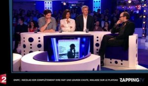 ONPC : Nicolas Ker complètement ivre fait une lourde chute, malaise sur le plateau (Vidéo)