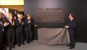 Hollande et Merkel inaugurent le Mémorial de Verdun rénové