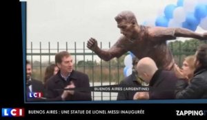 Lionel Messi : Une statue à son effigie inaugurée à Buenos Aires (Vidéo)