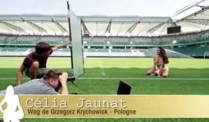 Euro 2016 - Pologne - Portugal : Célia Jaunat, la Wag de Grzegorz Krychowiak (Vidéo)
