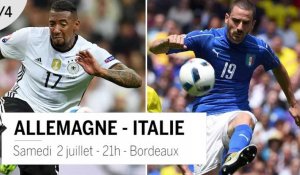 Allemagne - Italie : ce qu'il faut savoir avant le match en une minute