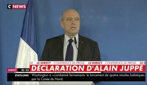 Alain Juppé renonce à "être candidat à la présidence de la République"
