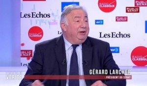 « Je suis sans réserve aux côtés de François Fillon », estime Gérard Larcher