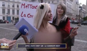 Cindy Lee, candidate du Parti du plaisir - ZAPPING SEXY DU 15/03/2017