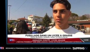 Fusillade dans un lycée de Grasse : un lycéen et un parent d'élève témoignent (vidéo)