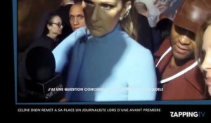 Céline Dion recadre un journaliste à l'avant première de La Bête et la Belle (vidéo)