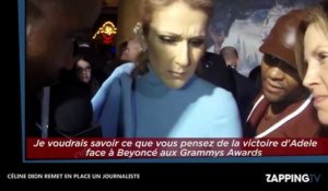 Céline Dion remet en place un journaliste à la première de "La Belle et la Bête"