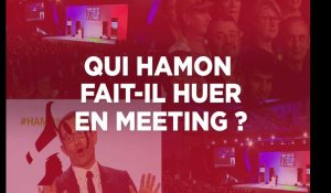 Valls, Macron, Fillon... Qui Hamon fait-il huer en meeting ?