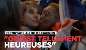 Chez Macron, Sophie et Angèle sont "tellement heureuses"