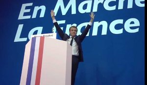 "En un an, nous avons changé le visage de la vie politique": le discours très acclamé d'Emmanuel Macron